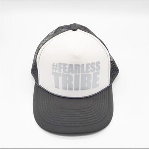 FEARLESS TRIBE Gray Trucker Hat. #FEARLESS TRIBE